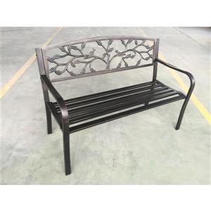 Hi-Line Gift Ltd. Metal Tree Garden Bench - Bronze - 50-in