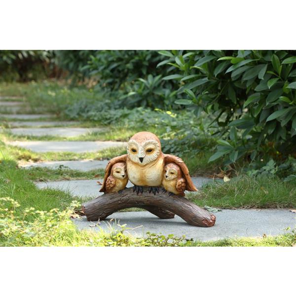 Hi-Line Gift Ltd. Decorative Garden Statue - Owl Family - 11.5-in