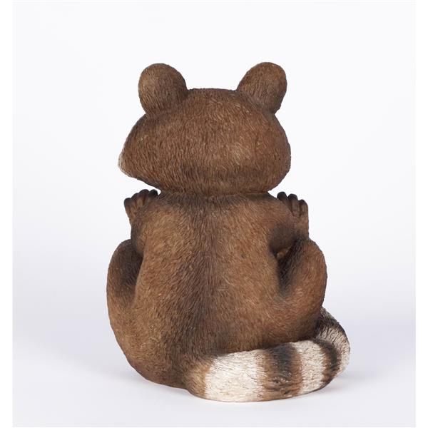 Hi-Line Gift Ltd. Decorative Garden Statue - Racoon Sitting - 11.25-in