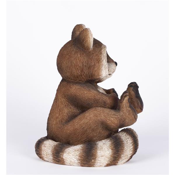 Hi-Line Gift Ltd. Decorative Garden Statue - Racoon Sitting - 11.25-in