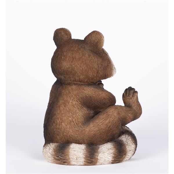 Hi-Line Gift Ltd. Decorative Garden Statue - Racoon Sitting - 11.25-in