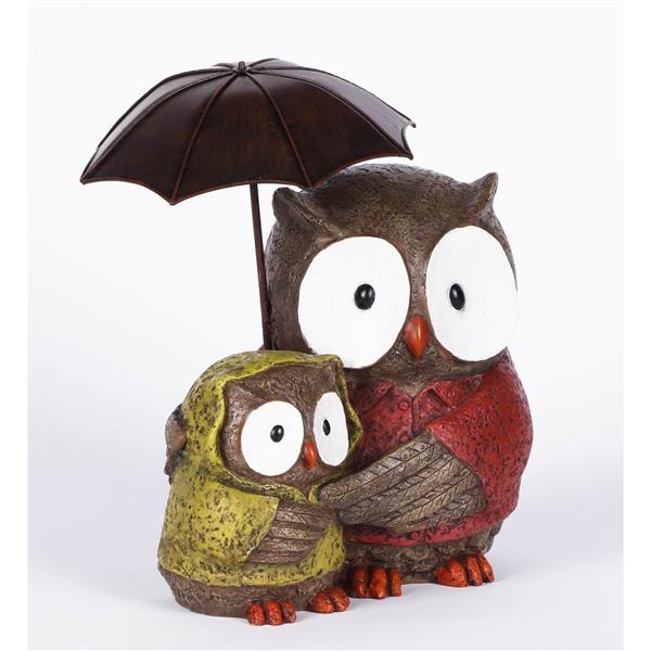 Hi-Line Gift Ltd. Decorative Garden Statue - Owl Family - 10-in