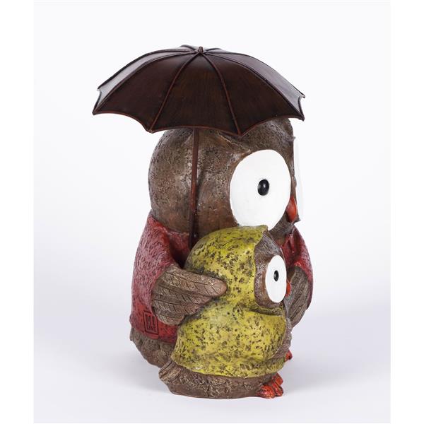 Hi-Line Gift Ltd. Decorative Garden Statue - Owl Family - 10-in