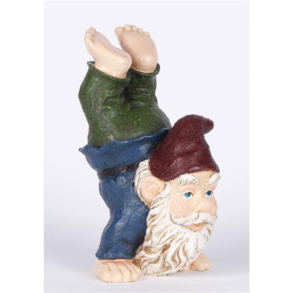 Statue de jardin, nain acrobate, 9,75 po