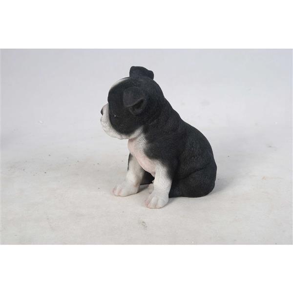 Hi-Line Gift Ltd. Decorative Garden Statue - Boston Terrier Puppy - 6.5-in