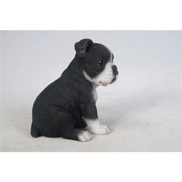 Hi-Line Gift Ltd. Decorative Garden Statue - Boston Terrier Puppy - 6.5-in
