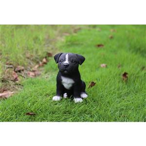 Hi-Line Gift Decorative Garden Statue - Staffordshire Pitbull Puppy - 6"