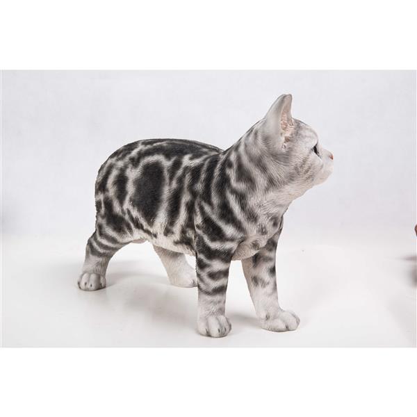 Hi-Line Gift Ltd. Decorative Garden Statue - American Shorthair Cat - 11.5-in