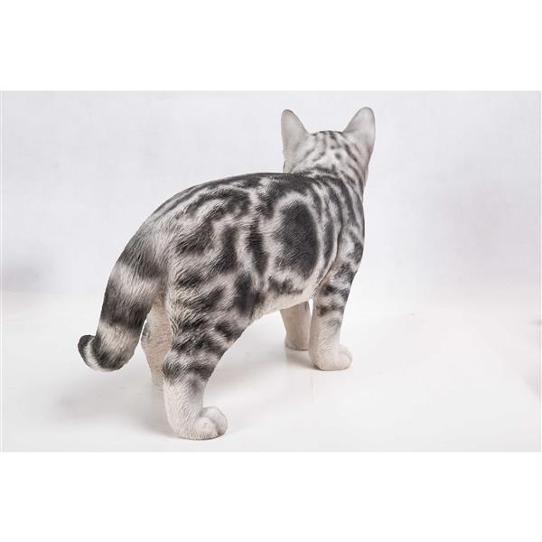 Hi-Line Gift Ltd. Decorative Garden Statue - American Shorthair Cat - 11.5-in