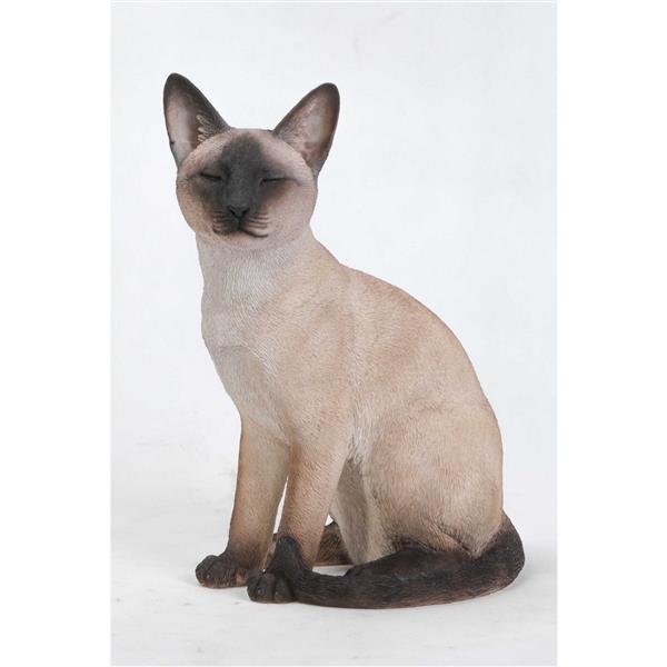 Hi-Line Gift Ltd. Decorative Garden Statue - Siamese Cat - 13.5-in