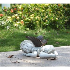 Statue de jardin, petite fée qui dort, 5,25 po