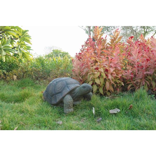 Statue de jardin, tortue verte, 9 po x 21 po