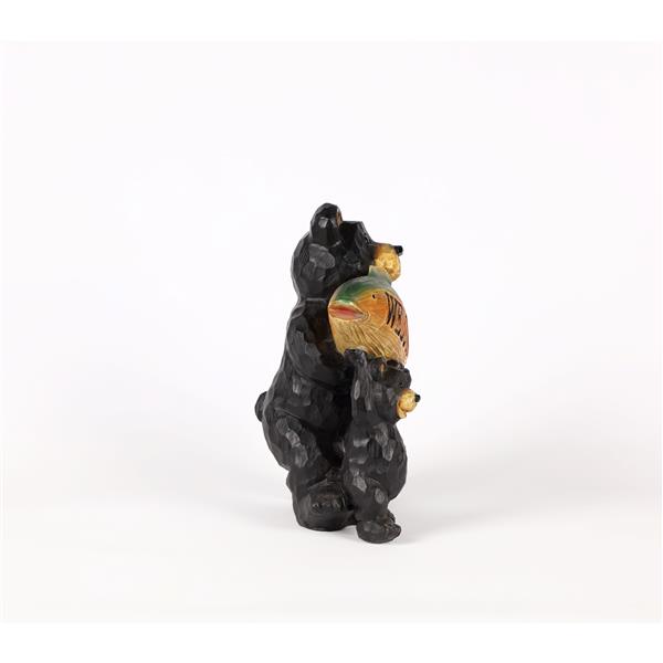 Hi-Line Gift Ltd. Decorative Garden Statue - Bear With Welcome Sign - 11.25-in