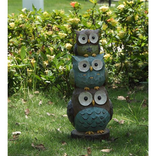 Stacked Owls, Wayfair Outdoor Bird Statues
