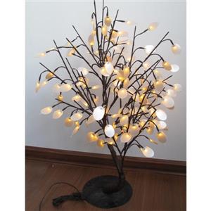 Hi-Line Gift Lighted Silver Dollar Bonsai Tree - 96 LED Lights
