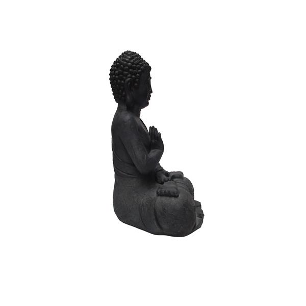 Hi-Line Gift Ltd. Decorative Garden Statue - Meditating Buddha - Grey - 29-in