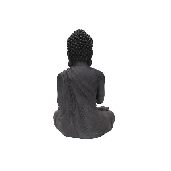 Hi-Line Gift Ltd. Decorative Garden Statue - Meditating Buddha - Grey - 29-in