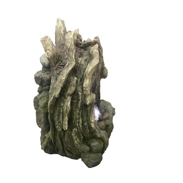 Hi-Line Gift Ltd. Tree Trunk Waterfall Fountain - LED Light