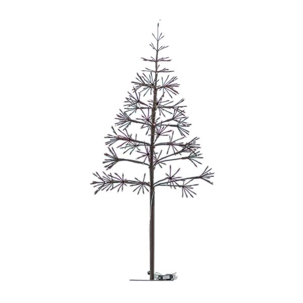 Arbre de Noël Hi-Line Gift Ltd. brun 380 lumières DEL 53 po