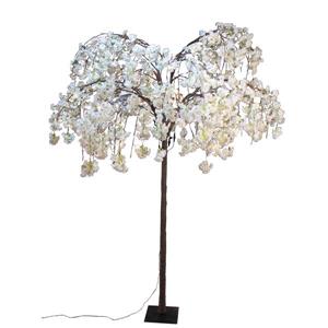Hi-Line Gift Large White Cherry Blossom Tree - 288 LED Lights