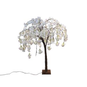 Hi-Line Gift Small White Cherry Blossom Tree - 66 LED Lights
