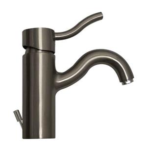 Whitehaus Collection Single Hole Faucet with Pop-up Drain - Brushed Nickel