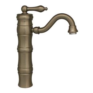 Whitehaus Collection Vintage III Elevated Bath Faucet - Brushed Nickel