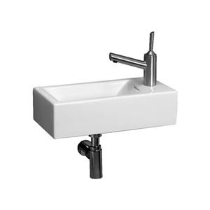 Whitehaus Collection Wall Mount Bathroom Sink - 19.75-in x 9.9-in - White