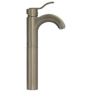 Whitehaus Collection Wavehaus Elevated Bath Faucet - Brushed Nickel