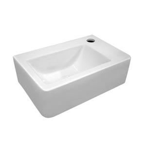 Whitehaus Collection Wall Mount Bathroom Sink - 15-in x 10-in - White