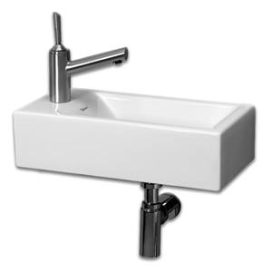 Whitehaus Collection Wall Mount Bathroom Sink - 20-in - White