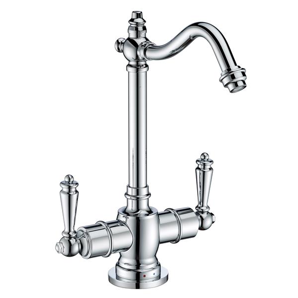 Whitehaus Collection Kitchen Faucet - 2-Handle - Polished Chrome WHFH ...