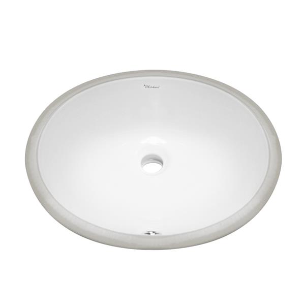 Whitehaus Collection Oval Undermount Bathroom Sink With Overflow 16 25 In White Whu71001 Rona - 19 Inch Oval Undermount Bathroom Sink Whitehaus Collection Oval Undermount Bathroom Sink With Overflow 16 25 In White Whu71001 Rona - 19 Inch Oval Undermount Bathroom Sink