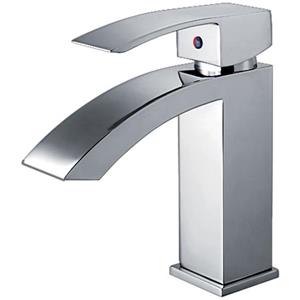 Whitehaus Collection Single Hole Bath Faucet with Pop-Up Drain - Chrome
