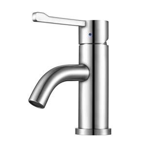 Whitehaus Collection Single Hole Bath Faucet - Polished Stainless Steel