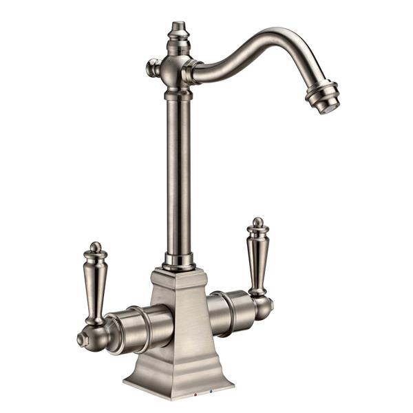 Whitehaus Collection Traditional Kitchen Faucet 2Handle Brushed