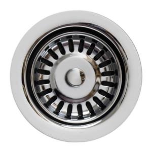 Whitehaus Collection Disposer Trim with Matching Strainer - Polished Chrome