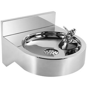 Whitehaus Collection Commercial Wall Mount Drinking Fountain - Stainless Steel