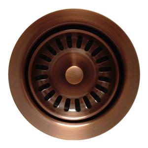 Whitehaus Collection Disposer Trim for Deep Fireclay Sinks - Antique Copper