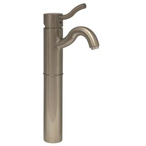 Whitehaus Collection Single Hole Elevated Bath Faucet - Brushed Nickel