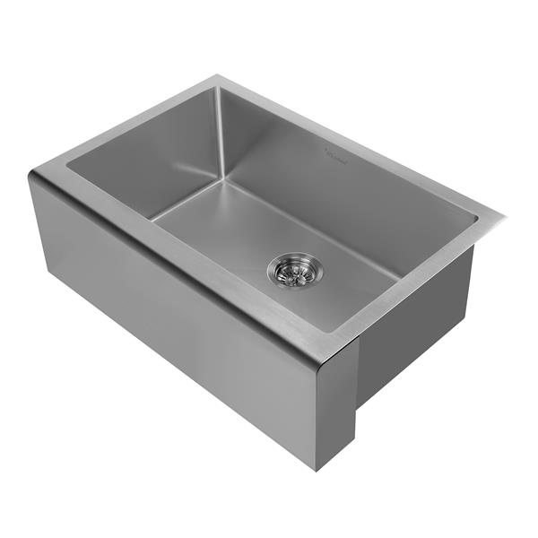 Whitehaus Collection Undermount Front Apron Kitchen Sink Single Bowl   330686097 MainImage 001 L 