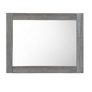 Luxo Marbre Relax Bathroom Mirror - 35.5-in x 29.5-in - Blue/Grey