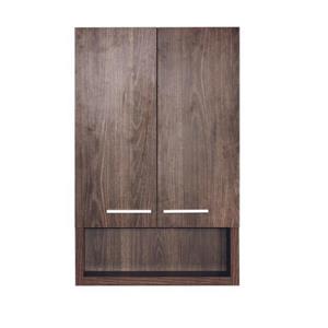 Luxo Marbre 2-Door Bathroom Cabinet - 22-in x 35.5-in - Alamo Oak
