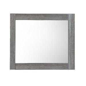 Luxo Marbre Relax Bathroom Mirror - 30-in x 29.5-in - Blue/Grey