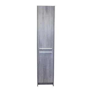 Luxo Marbre 2-Door Side Cabinet - 15.75-in x 74.75-in - Blue/Grey