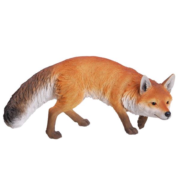 Hi-Line Gift Ltd. Prowling Fox Statue - Multicoloured