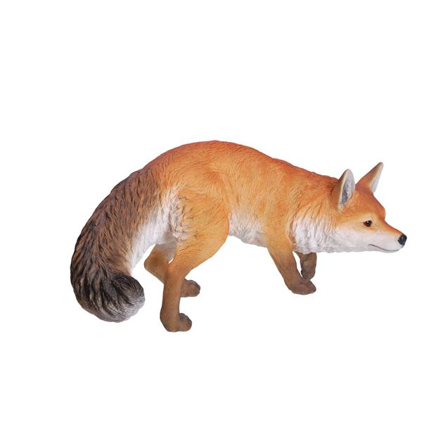 Hi-Line Gift Ltd. Prowling Fox Statue - Multicoloured