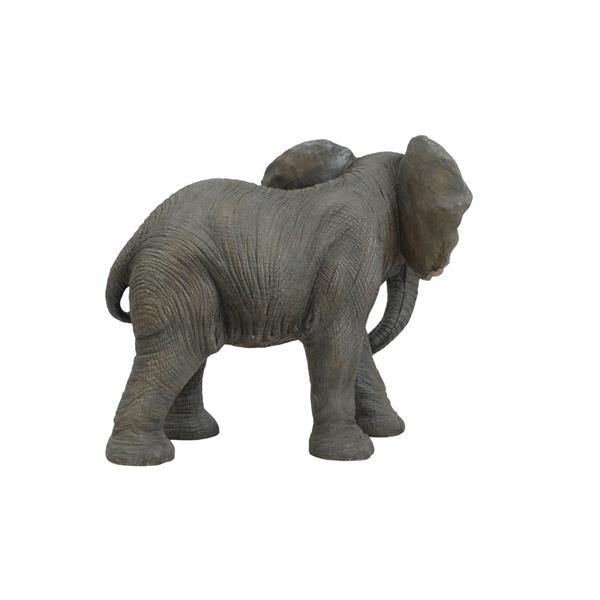 Statue d'éléphant qui marche, multicolore