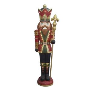 Hi-Line Gift Nutcracker with LED Lights and Music - 3' - Warm White