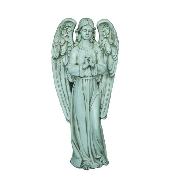 Statue de ange debout, multicolore